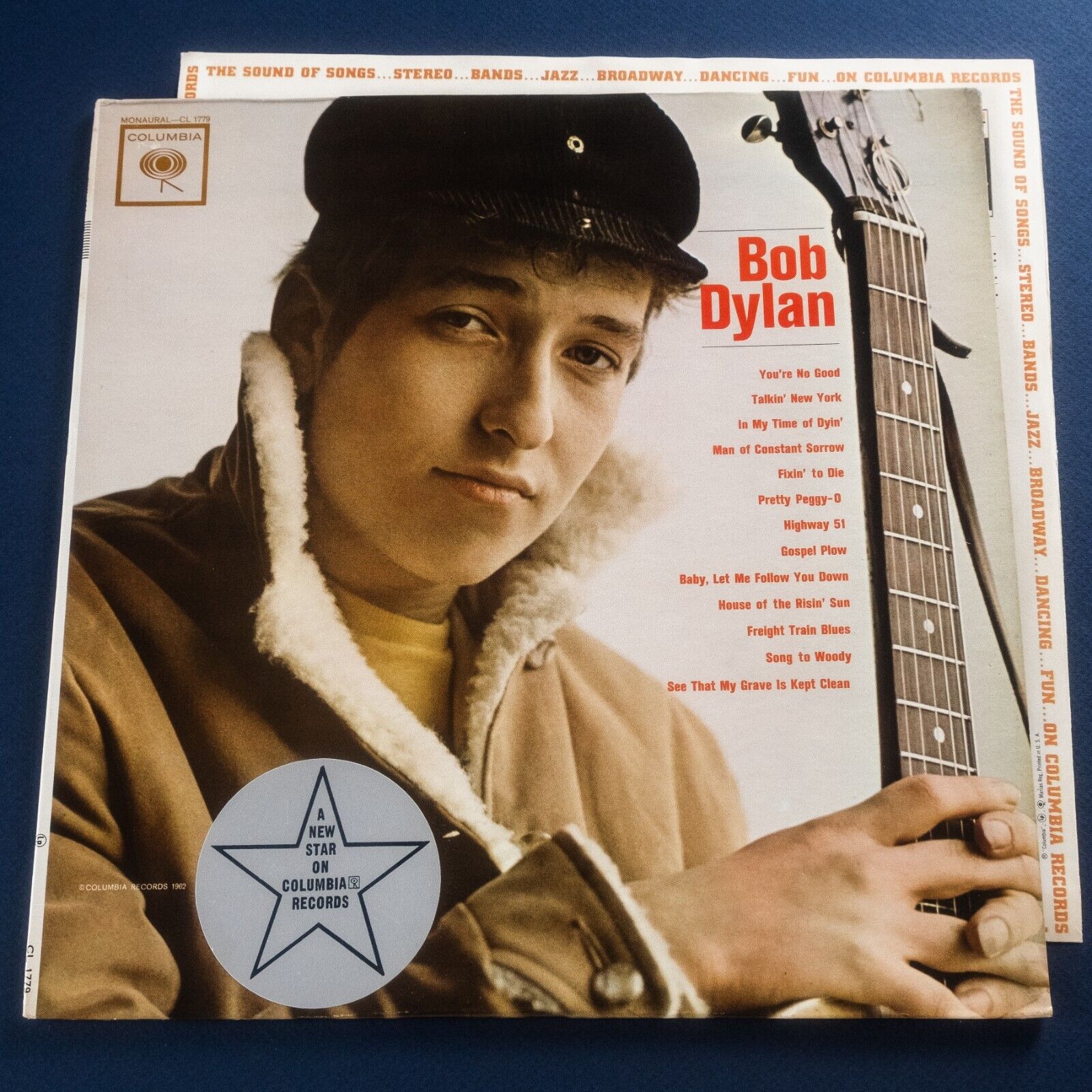 Bob Dylan 1962 Demonstration Radio Vinyl Record
